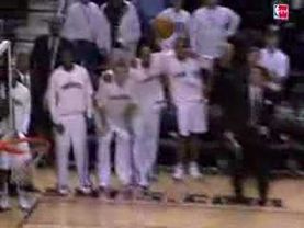 Peja Stojakovic hits the game winner in double overtime!