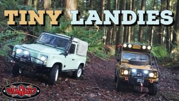 Epic Adventure of Tiny Landies of the Woods: Scale RC Land Rovers #rc4wd