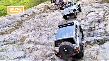 RC Car Traxxas TRX4, SCX10 II, MST CFX D90 Group Rock Crawling