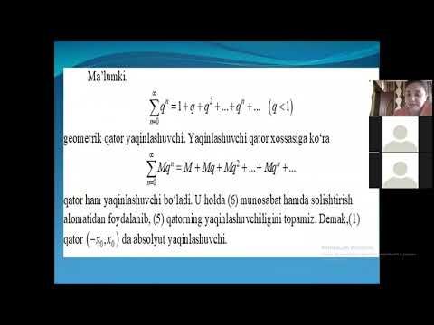 Eshmamatova Oliy matematika 6 ma'ruza