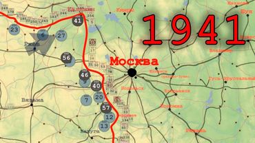 Великая Отечественная, 1941-й год на карте