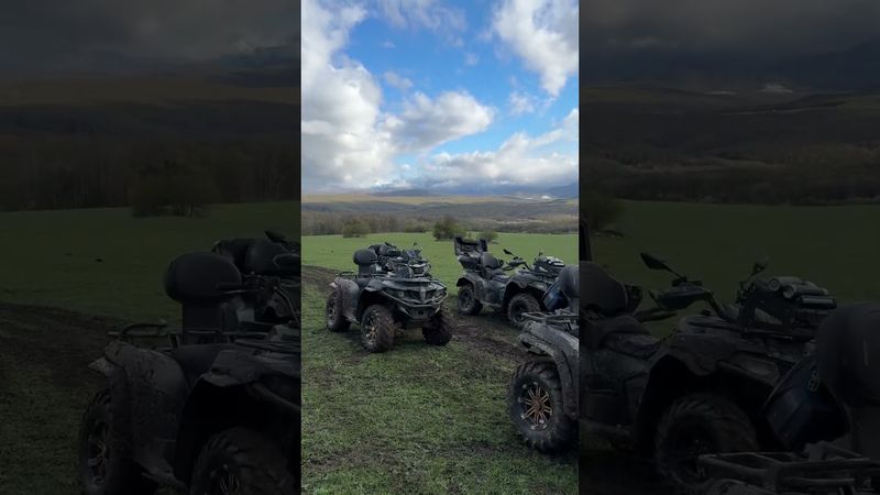 На квадроциклах по горам - кайф ✅ #квадроциклы #адыгея #горы #море #лето #россия