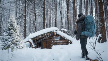ЗЕМЛЯНКА ПОСЛЕ СНЕЖНОЙ БУРИ. НОЧЕВКА В МОРОЗ В ДОМЕ ПОД ЗЕМЛЕЙ. ЖАРЕНАЯ КАРТОШКА С ЛИСИЧКАМИ