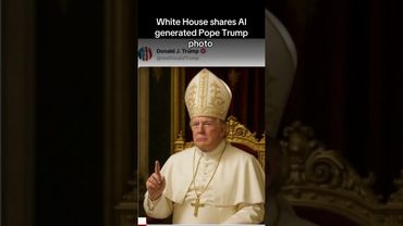 White release AI generated Pope Trump photo