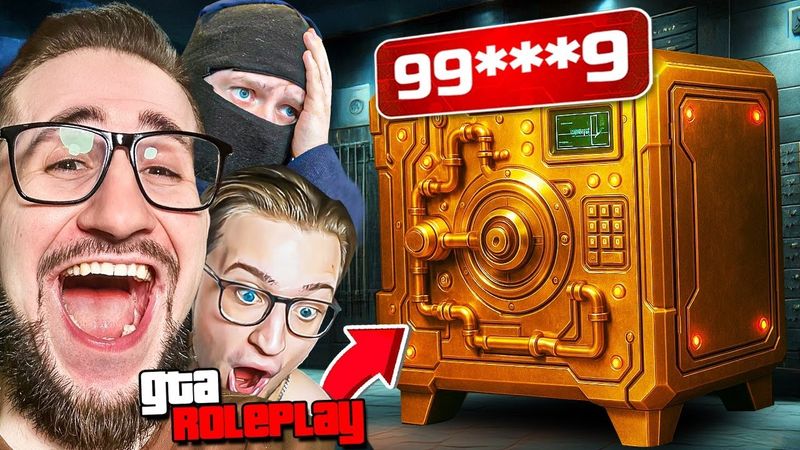 НАЙДИ ПАРОЛЬ ОТ СЕЙФА с $50.000.000! ШАНС 0.25% ВЫПОЛНИТЬ ЭТО! (GTA 5 RP)