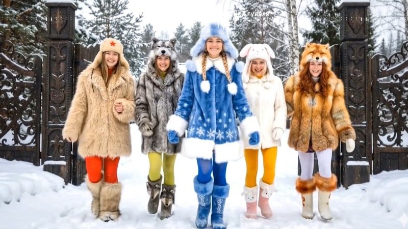 🎄 Как на Новый год в селе девочки гуляли | Techno-90s Style | Музыка: DJ Semyonich 🎄