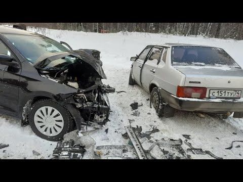 Авари и ДТП на ЗИМНЕЙ дороге торопыги и водятлы за рулем