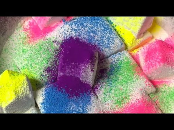 Sifted Cornstarch & Neon Powder on Gym Chalk