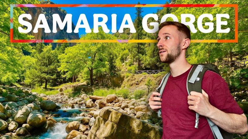 Hiking Through Samaria Gorge | Crete’s Must-Visit National Park 🇬🇷