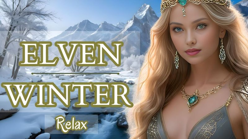 Elven Sanctuary: Winter Serenity with Relaxing Music & Enchanting Female Vocals in Sindarin ❄️