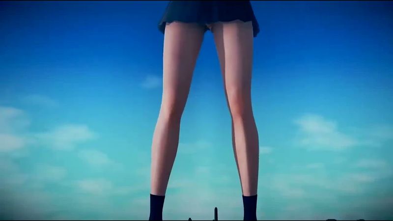 Mega Giantess Schoolgirl Panties POV (Giantess Animation)