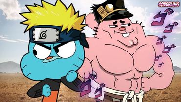 Наруто и Джоджо в "Удивительном Мире Гамбола" - Пасхалки 4: Аниме и Мультсериалы