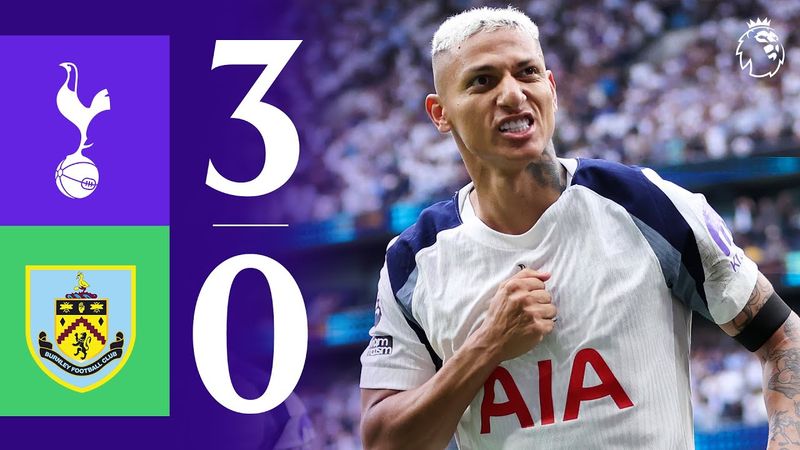 Richarlison goal of the season already? | Tottenham Hotspur 3-0 Burnley | Premier League highlights