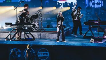 LINKIN PARK with an incredible #PepsiKickoffShow performance at the UCL final in Munich
