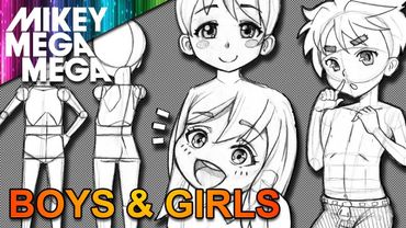 How To Draw CHILDREN FOR ANIME MANGA