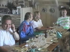 Путин на отдыхе у Собчака на вилле в Финляндии (май 1992 года)