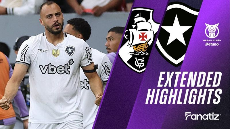 Vasco da Gama vs. Botafogo 0 - 2 I Game Highlights I Brasileirão 2025