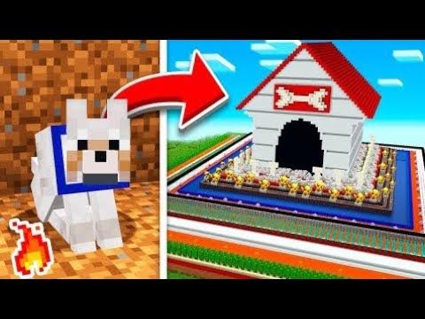 я построил самую защищённую будку для своей собаки в Майнкрафт!!!?🔥