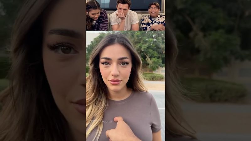 Tom Holland Laughs to Viral Videos Part 54 (new!) #tomholland #funny #trynottolaugh #reaction