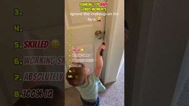 RANKING TOP BABY GENIUS MOMENTS #babyshorts #ranking