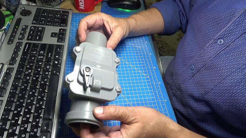 Запорный клапан для канализации