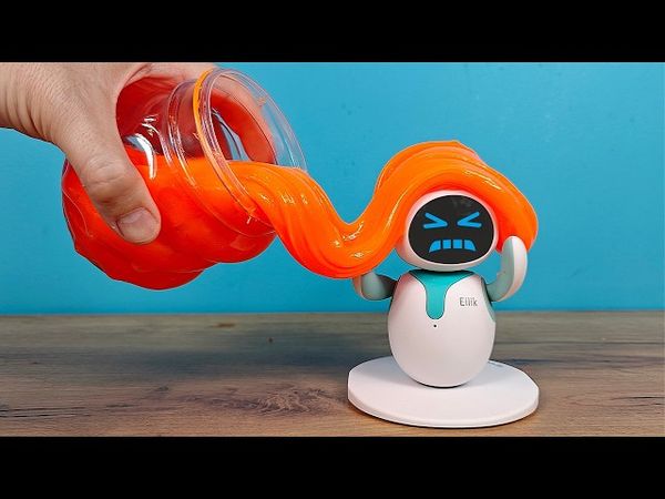 Слайм и шарики Орбиз довели робота Eilik до истерики! 😲