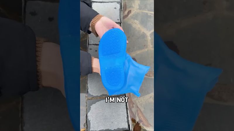 Plastic Covers Save Luxury Shoes