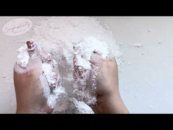 Homemade chalk 1st attempt 💖 ASMR | Oddly Satisfying | Gym Chalk
