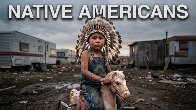 DANS L’ENDROIT LE PLUS PAUVRE DES ÉTATS UNIS : la réserve de Pine Ridge 🇺🇸