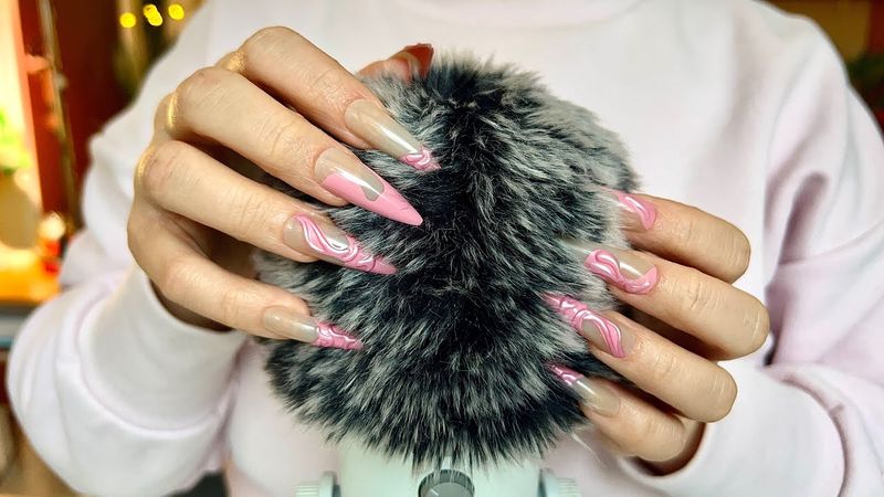 Mic Scratching & Rubbing ASMR (No Talking, Cozy Tingles, Fluffy Mic)