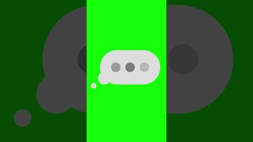 Text typing imessage bubble animation green screen #Ios #animationbubble #bubble #greenscreen