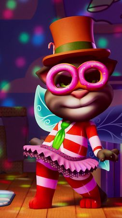 Birthday style GOALS! 🥳😎🎩 #birthday #TalkingTom #fyp #foryoupage