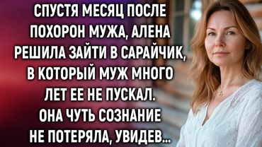 Спустя месяц после похорон мужа, Алена решила зайти в сарайчик, в который муж ее не пускал…