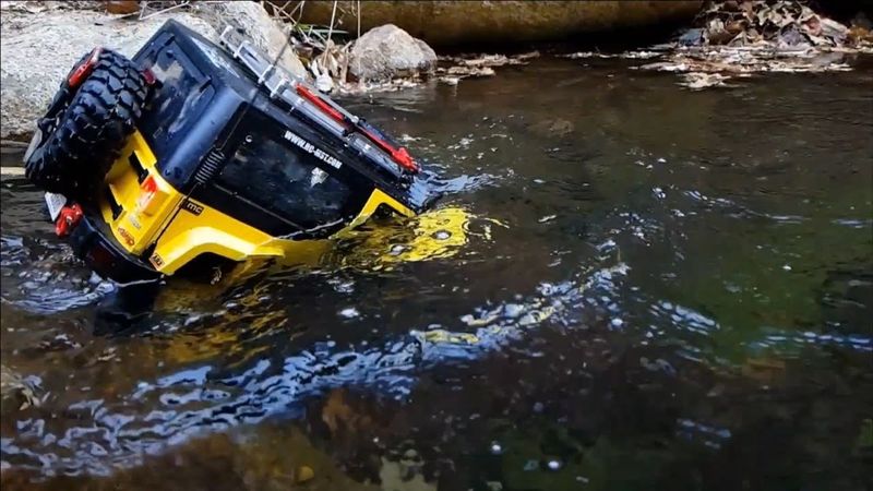 RC CAR Trail MST CFX Jeep Rubicon Su-jung Valley Diving