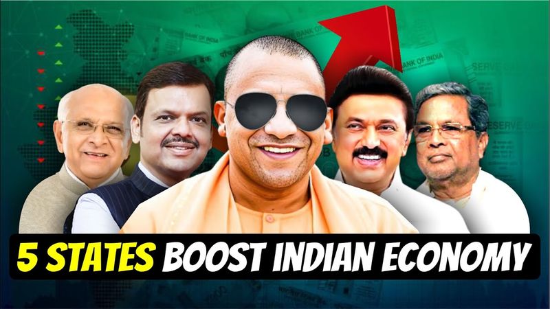 Which STATES are the BACKBONE of INDIA's Economic Growth ? | Maharashtra, Uttar Pradesh | GDP | 2025