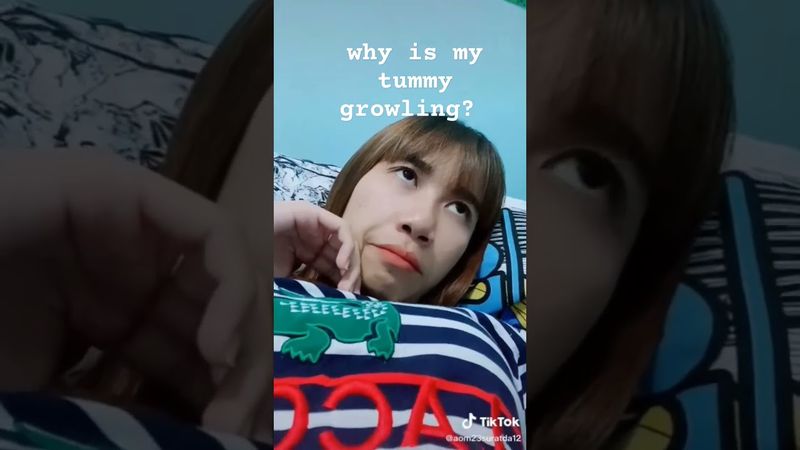 tiktok girls belly noises #stomachnoises #stomach #growls #funny