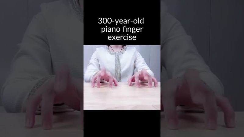 300-year-old Piano Finger Exercise