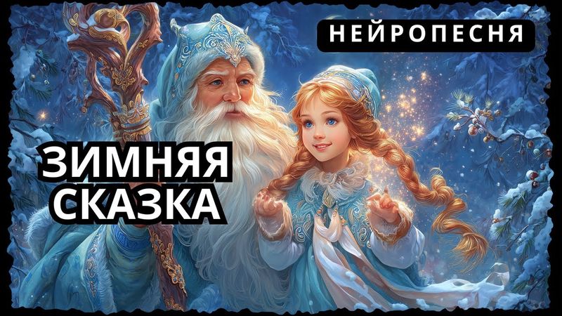 Зимняя Славянская Сказка ❄️ Баба Яга, Снегурка и Мороз🌞Добрый год 🎵Марина Царь Волкова и НЕЙРОПЕСН