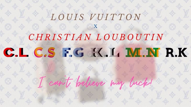 I can't believe my luck!! Louis Vuitton x Christian Louboutin Shopping Bag Review
