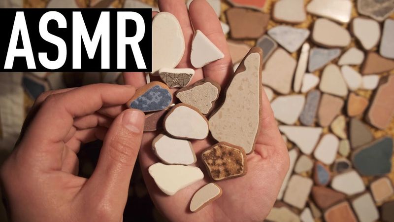 ASMR PER IL SONNO con piccole pietre. Fruscio, picchiettio, fruscio, crepitio, pelle d'oca.