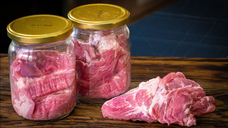 Вместо колбасы на бутерброды❗ Вкусная свинина в банке❗