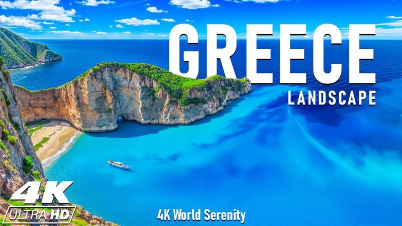 GREECE 4K - Relaxing Music Along With Beautiful Nature Videos (4K Video Ultra HD)