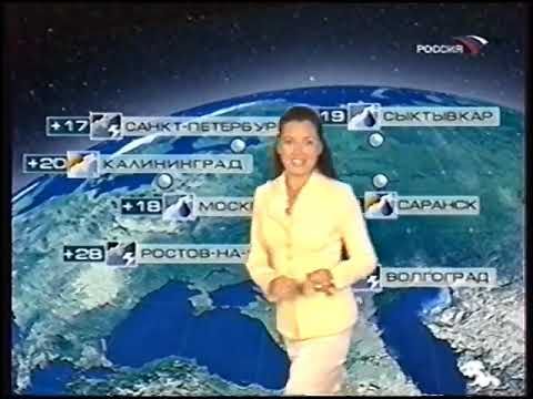Прогноз погоды и переход на ночное вещание (Россия +2, 31.08.2006)