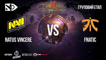 [UA] Natus Vincere vs Fnatic | Груповий етап «The International 2019» | День 3