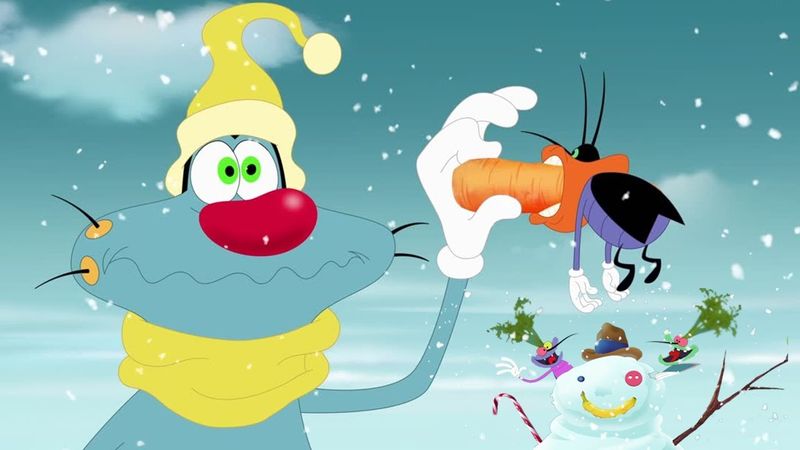 Oggy et les Cafards | Oggy à la neige | Dessin animé | Nouveaux épisodes en HD