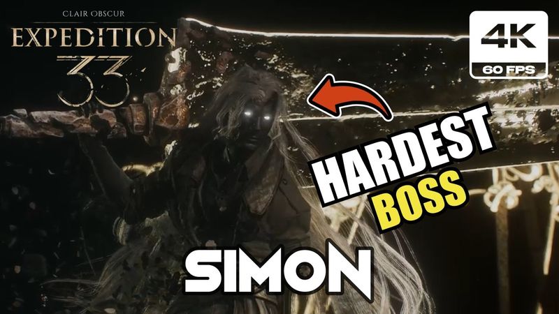 Clair Obscur: Expedition 33 - Simon Boss Fight (4K 60FPS Epic Settings)