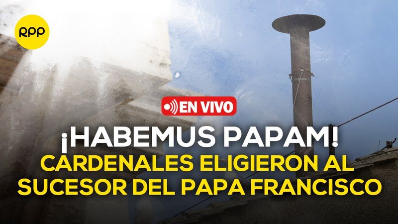🔴 #ENVIVO | León XIV, exobispo de Chiclayo, fue elegido nuevo papa de la Iglesia Católica