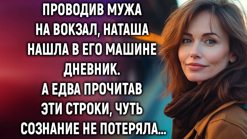 Проводив мужа на вокзал, Наташа нашла в его машине дневник. А едва прочитав…