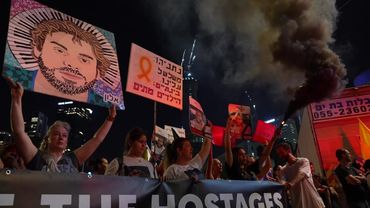 Thousands march in Tel Aviv to demand Gaza ceasefire and hostage deal | AFP