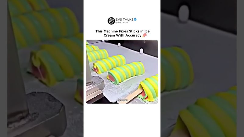 This Machine Fixes Sticks in Ice Cream with Perfect Accuracy 🍦🤖🔥